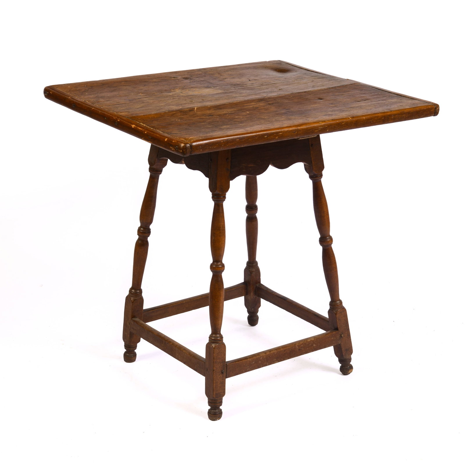 DIMINUTIVE SPLAY-LEG NEW ENGLAND TAVERN TABLE (1 of 4)