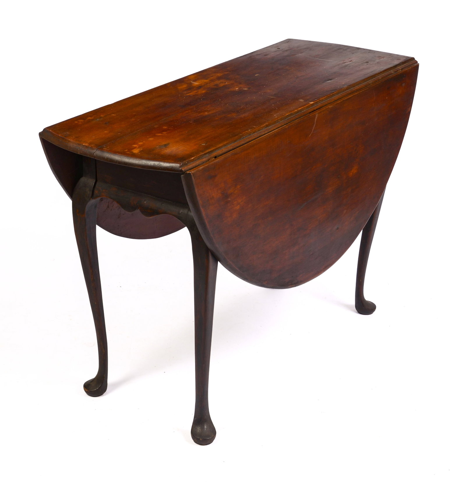 18TH CENTURY CONNECTICUT QUEEN ANNE DROP-LEAF TABLE. (1 of 4)