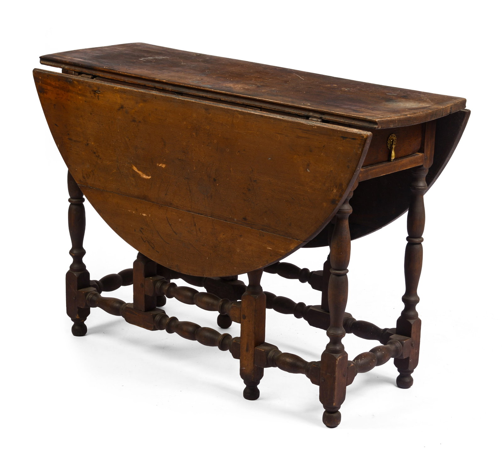 WILLIAM & MARY GATELEG TABLE. (1 of 6)