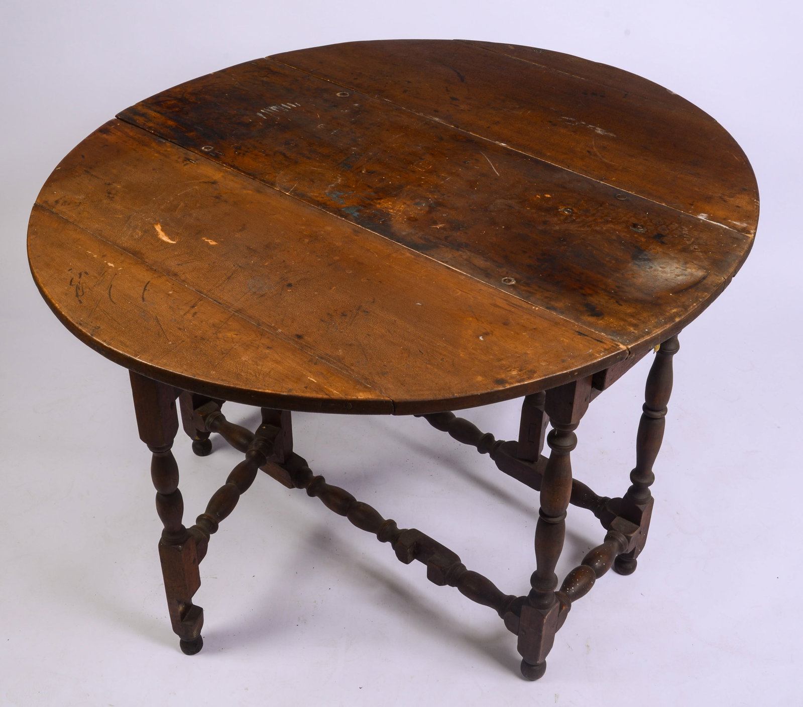 WILLIAM & MARY GATELEG TABLE. - 4
