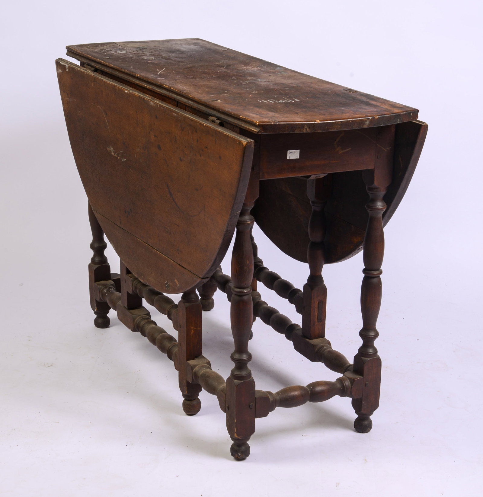 WILLIAM & MARY GATELEG TABLE. - 5