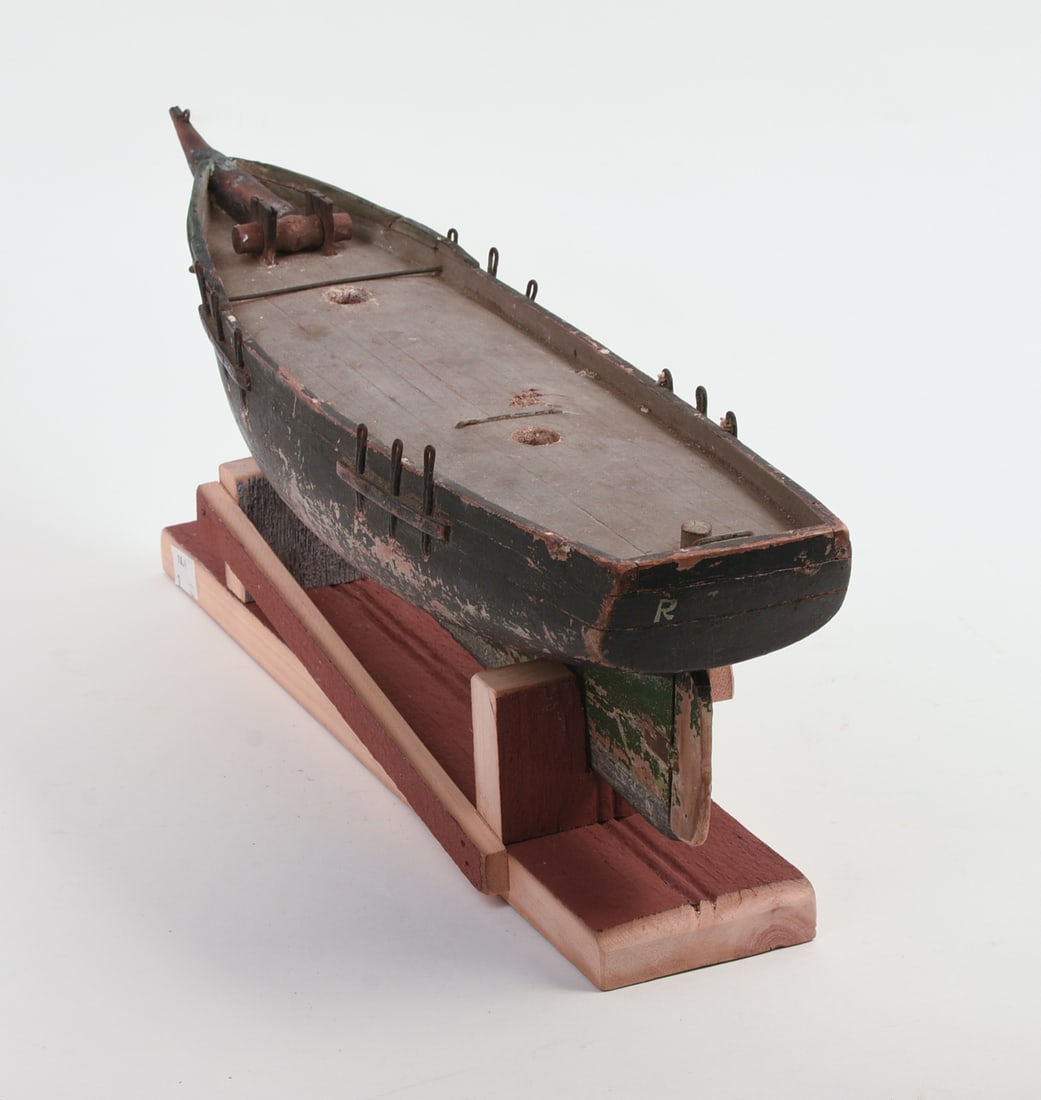 FOLK ART SCHOONER MODEL. - 2