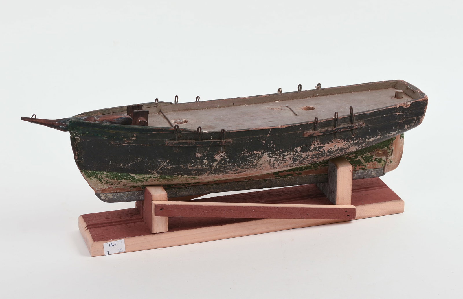 FOLK ART SCHOONER MODEL. - 3
