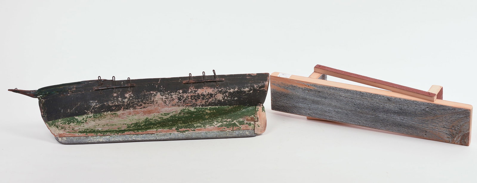 FOLK ART SCHOONER MODEL. - 4