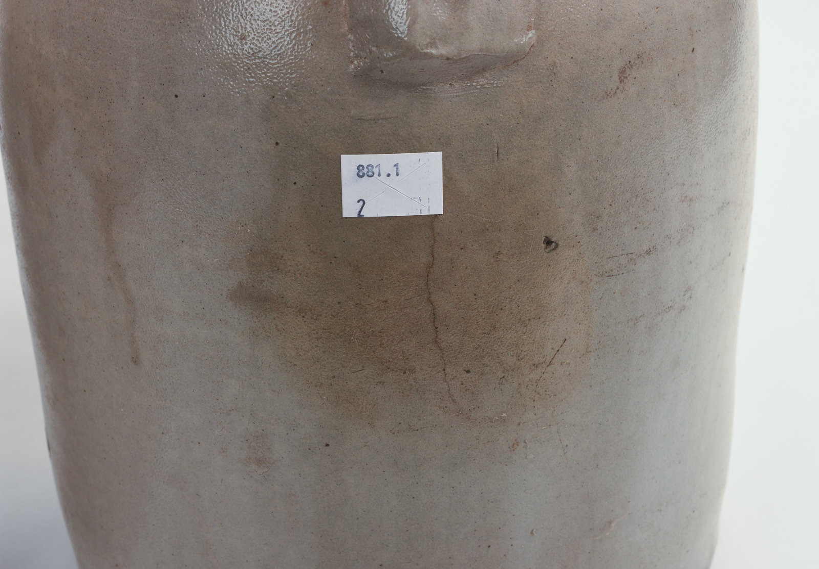TWO TWO-GALLON STONEWARE JUGS. - 4