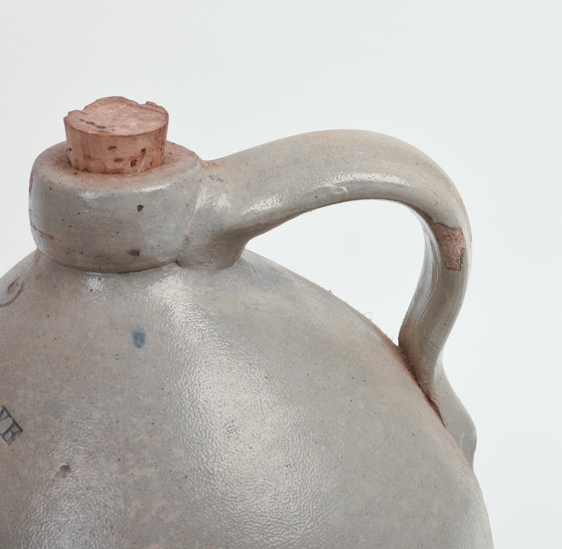 TWO TWO-GALLON STONEWARE JUGS. - 7