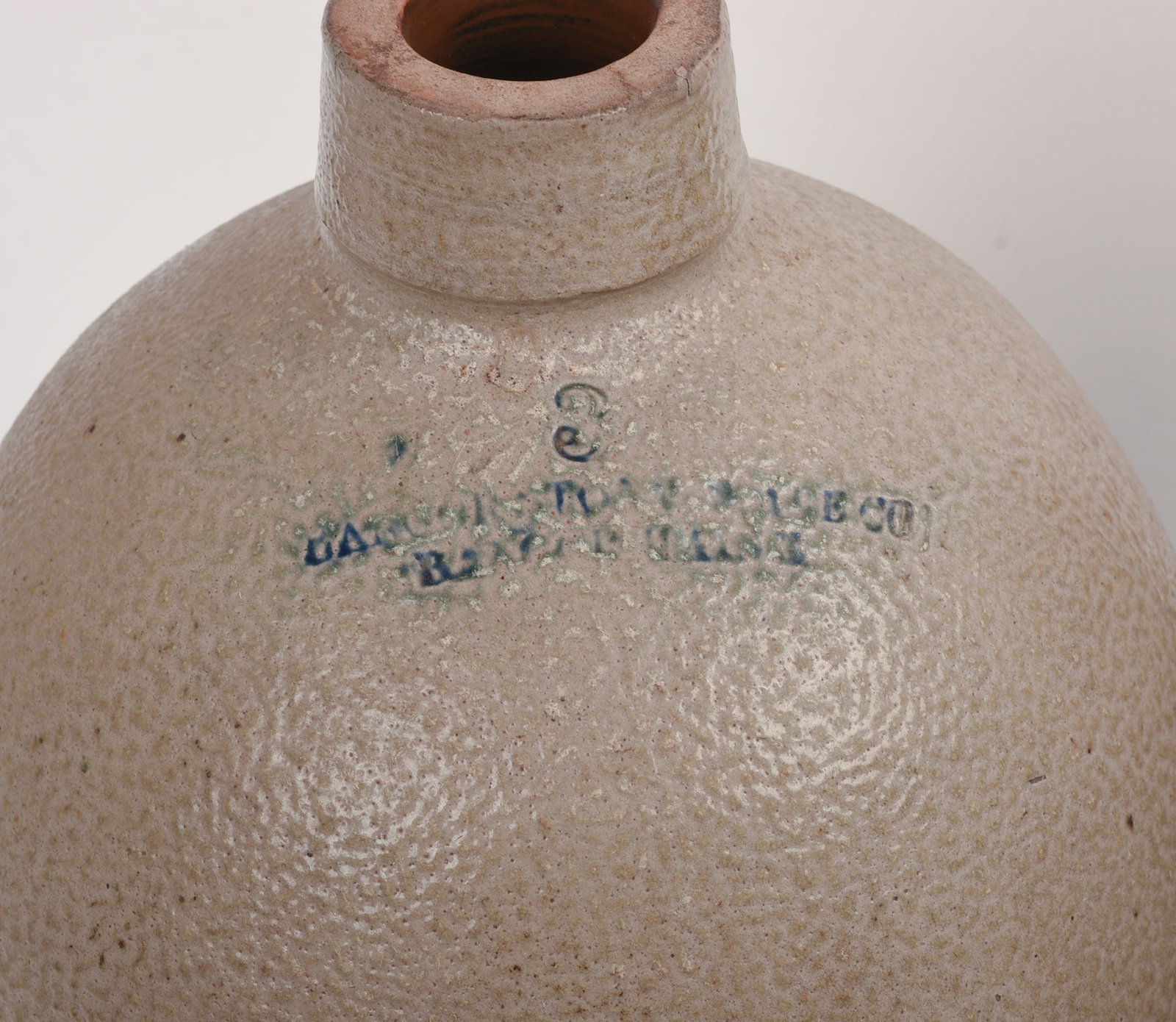 TWO LARGE STONEWARE JUGS. - 2