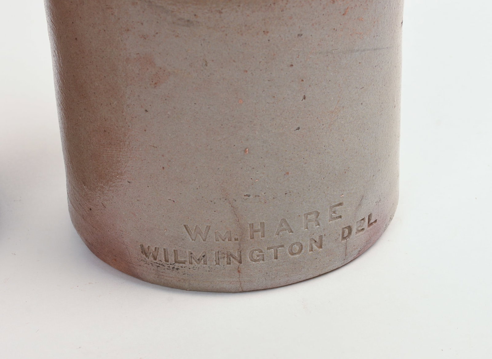 THREE STONEWARE PIECES. - 2