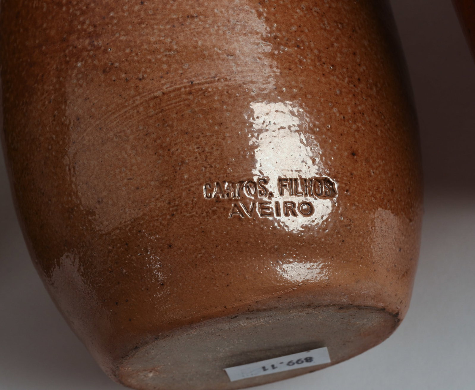 FOUR STONEWARE PIECES. - 6