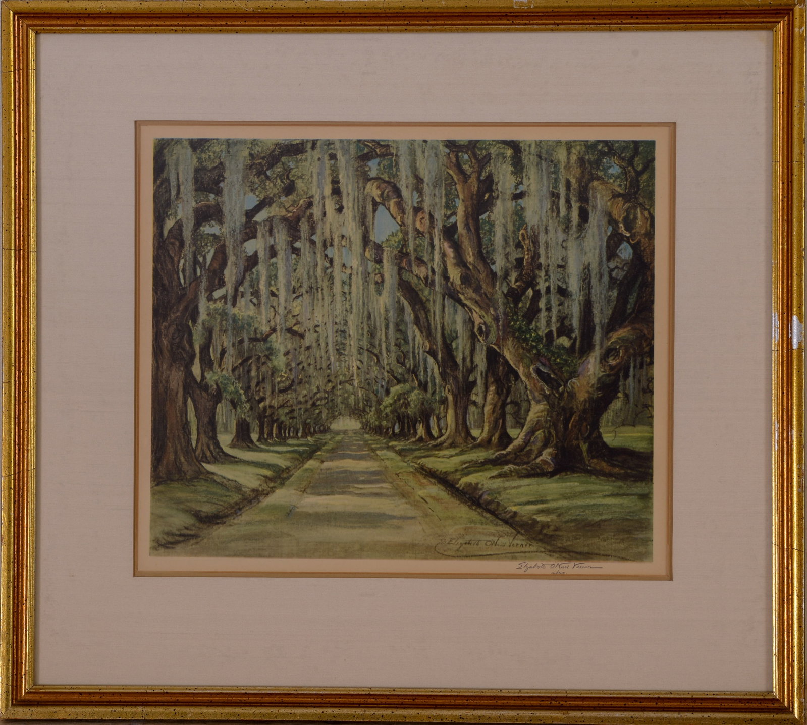 ELIZABETH O'NEILL VERNER LITHOGRAPH. (1 of 3)