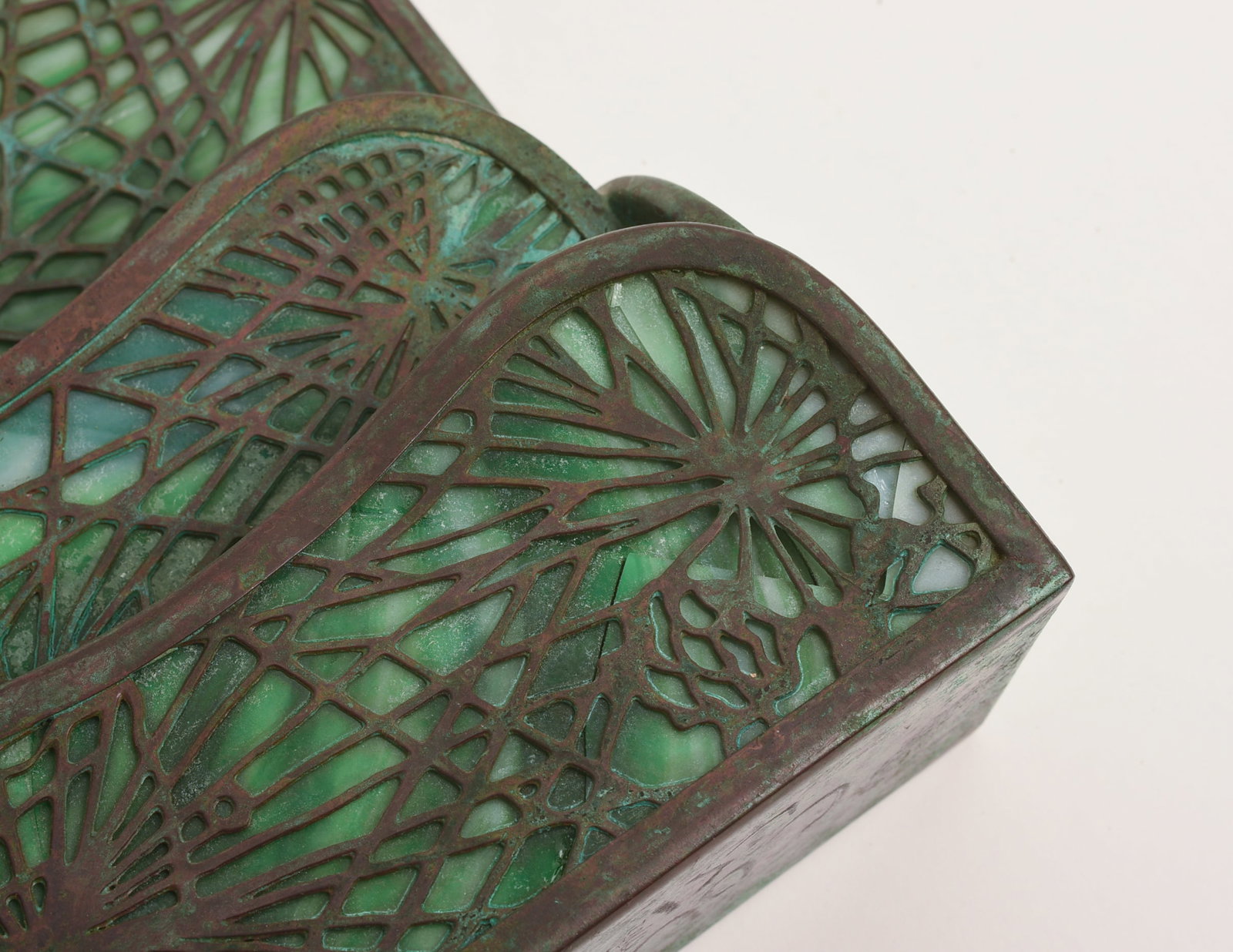 TIFFANY STUDIOS LETTER HOLDER. - 6