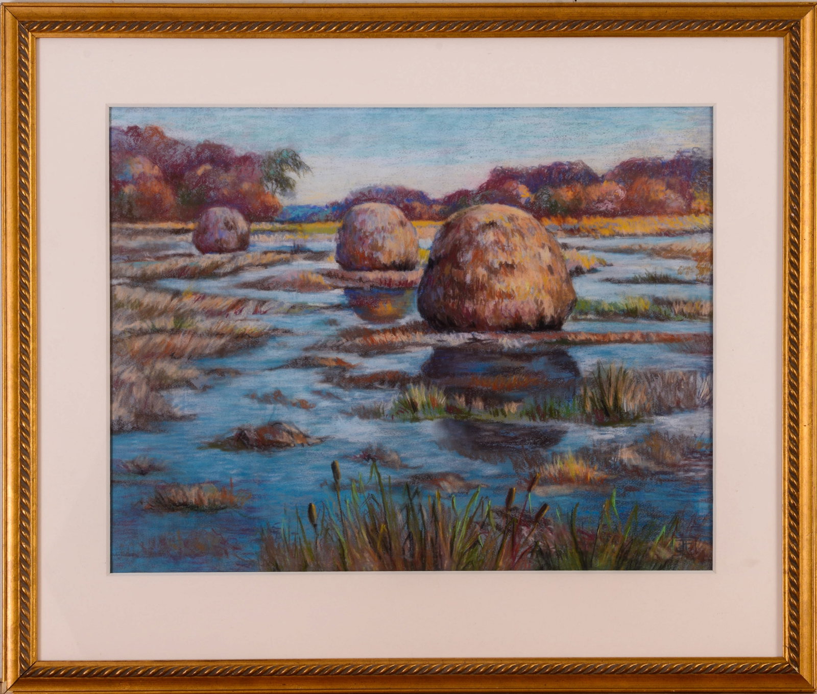 JAY FRIEDLINE (1911 - 2001).: Framed pastel on paper, monogrammed JF lower right. Sight 18 x 24 inches. Frame 27 x 32 inches.