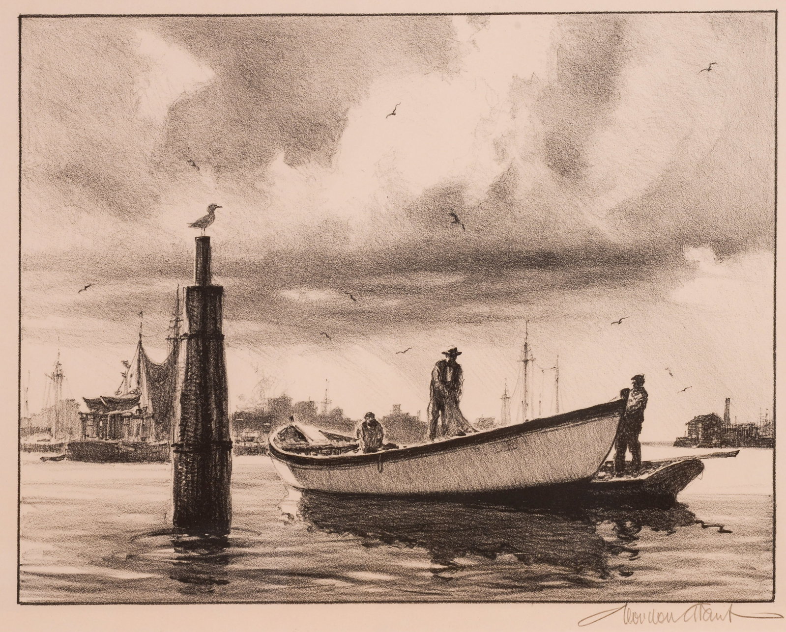 GORDON GRANT. TWO LITHOGRAPHS. - 2