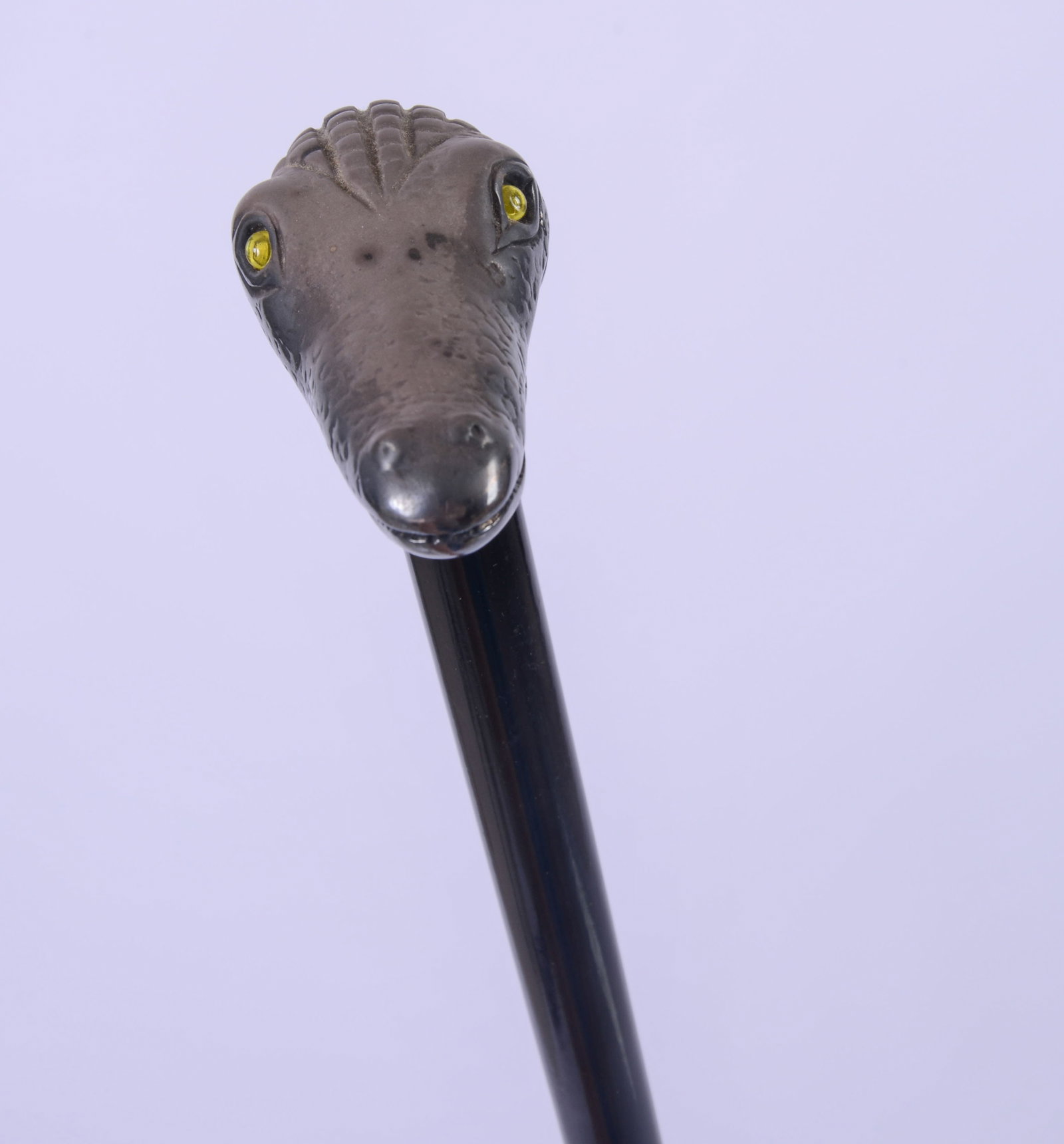 CANE WITH ALLIGATOR HANDLE. - 3