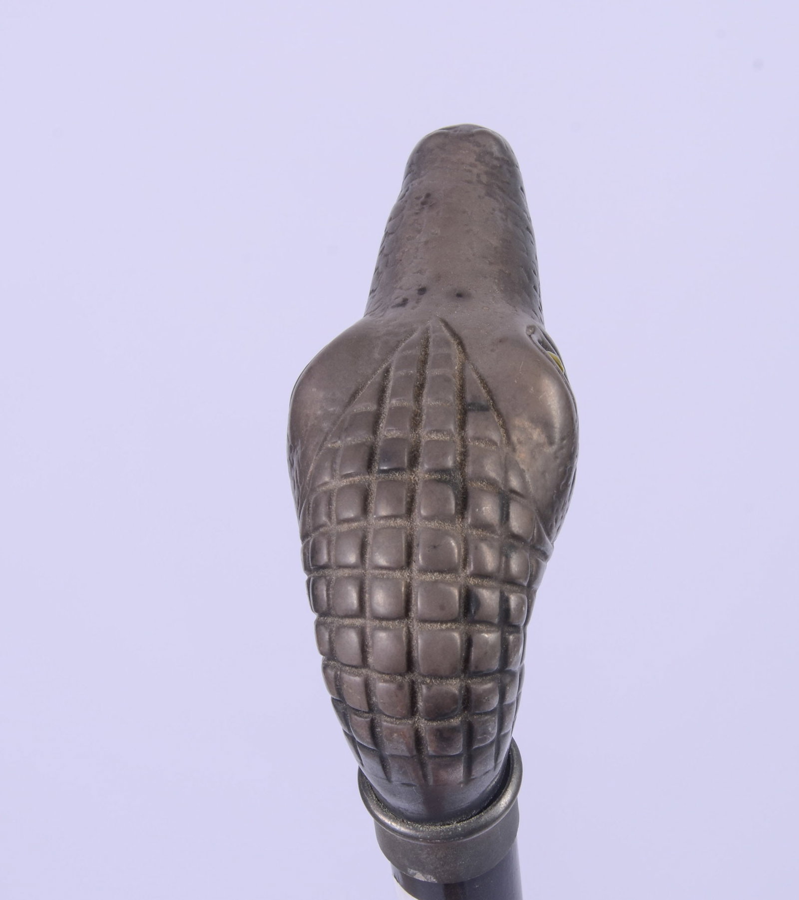 CANE WITH ALLIGATOR HANDLE. - 4