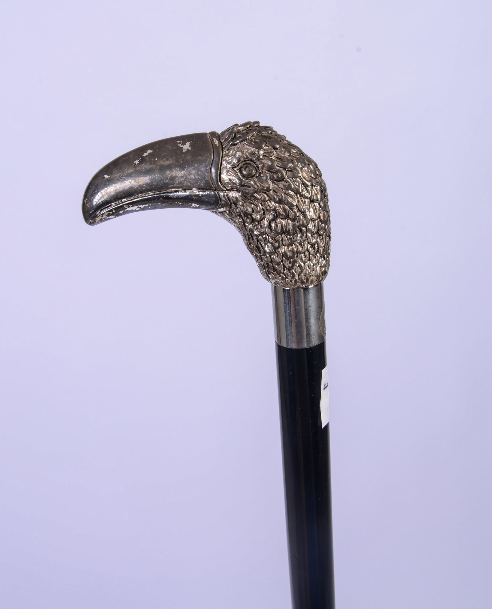CANE WITH BIRD HANDLE. - 2