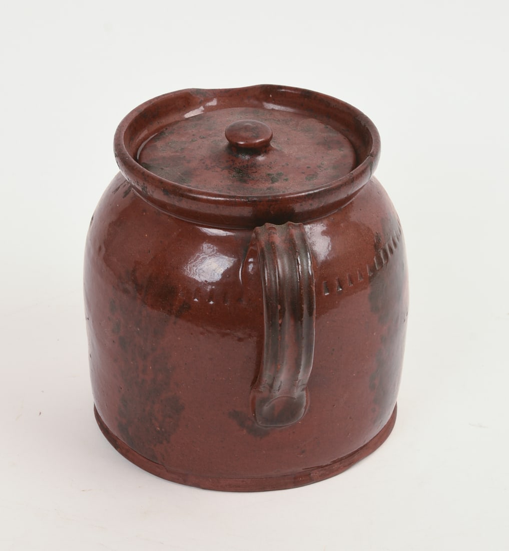 REDWARE BATTER PITCHER. - 5