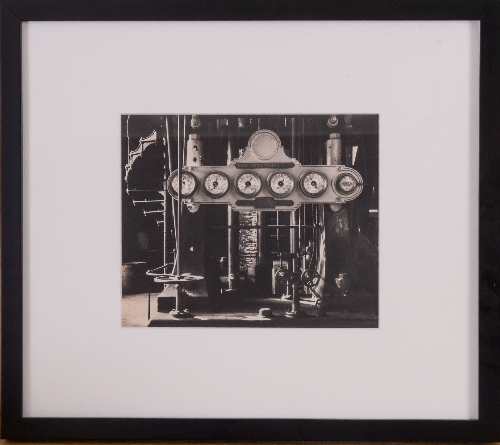 TILLMAN CRANE. GAUGES.: Palladium print. Sight 8 x 10 inches. Frame 15 x 17 inches.