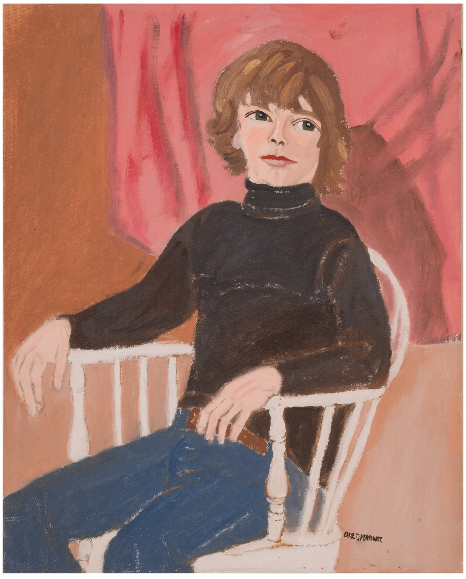 EARLE MERCHANT (1903 - 1997). GEOFFREY BAYLISS, AGE 13. (1 of 3)