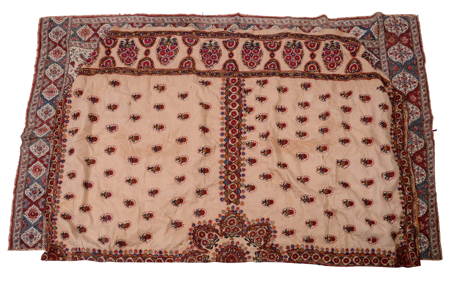 TWO INDIAN TEXTILES. (1 of 5)