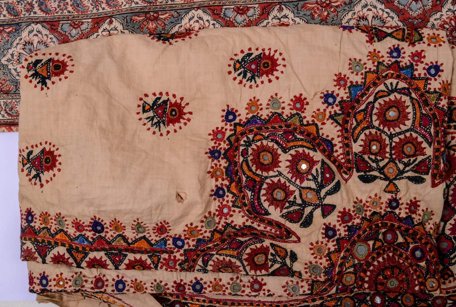 TWO INDIAN TEXTILES. - 3