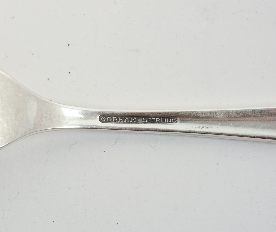 GORHAM STERLING SILVER CELESTE PATTERN FLATWARE SERVICE. - 6