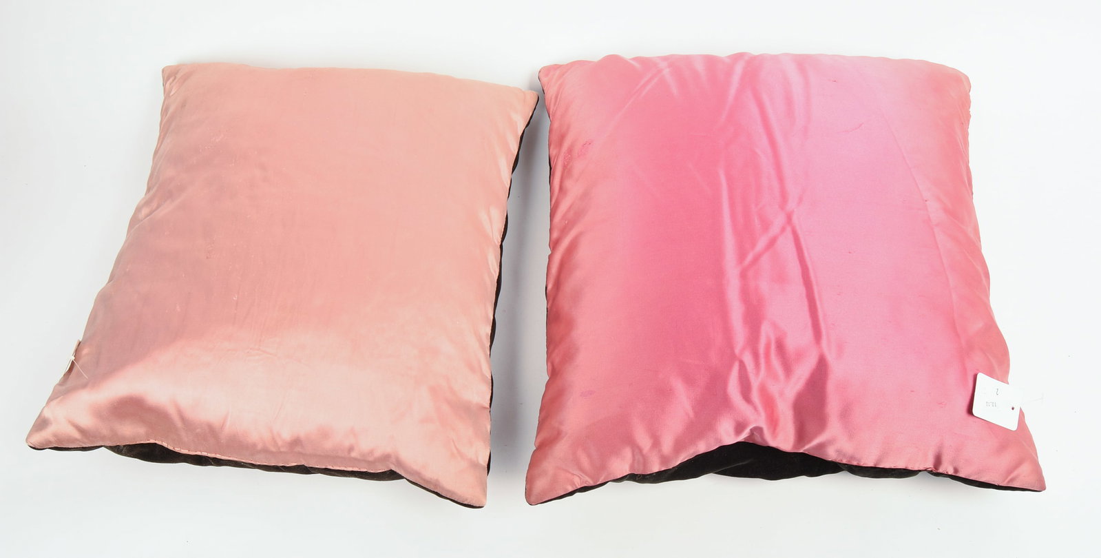 TWO 19TH CENTURY STUMPWORK PILLOWS. - 2