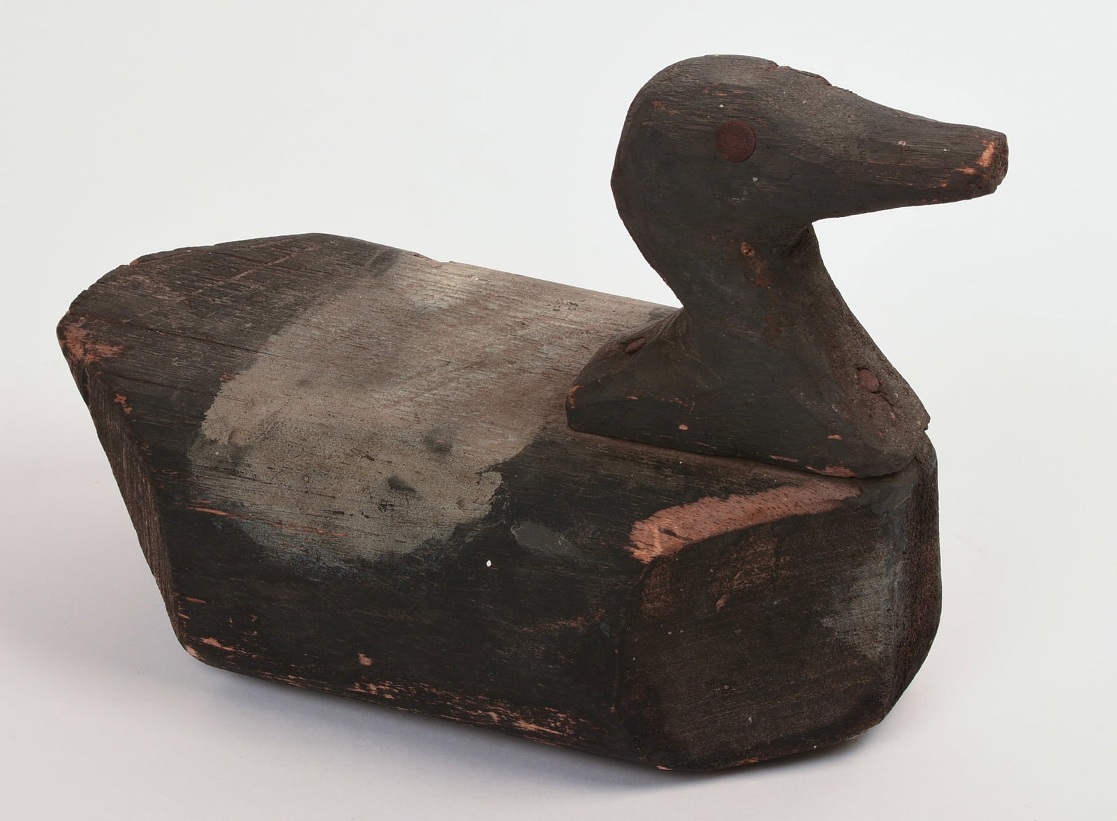 FOLK ART DUCK DECOY. - 2