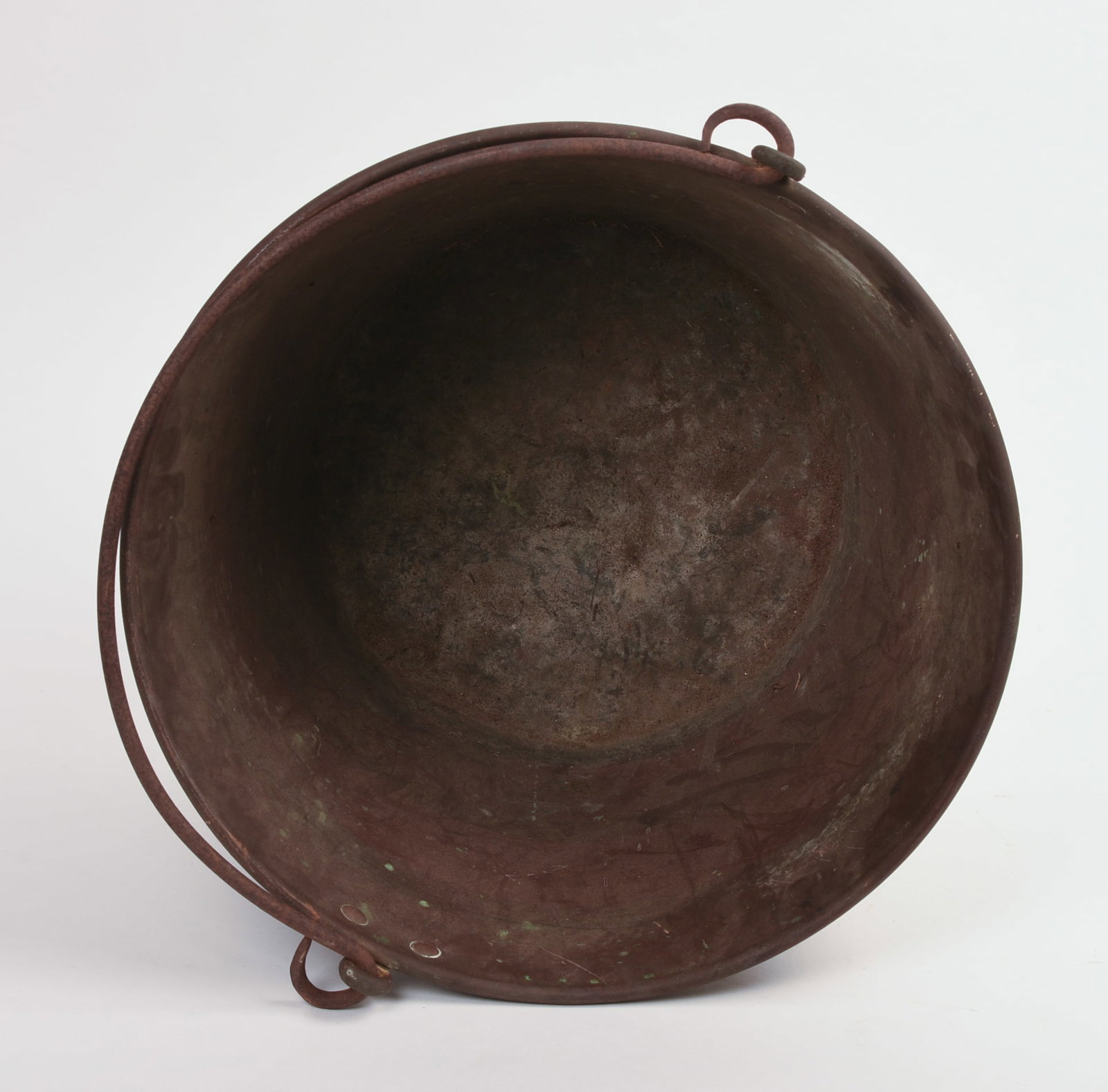 SMALL COPPER APPLE BUTTER PAIL. - 3