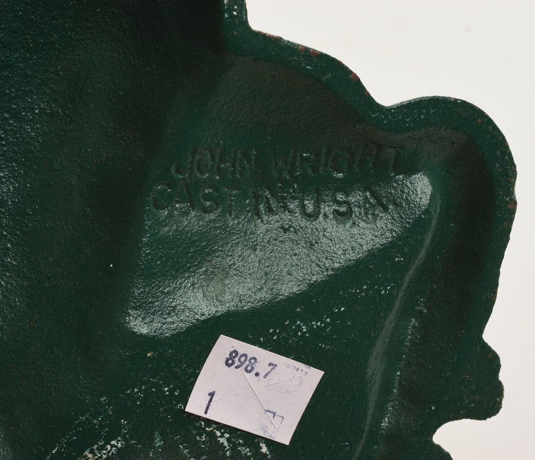 JOHN WRIGHT CAST IRON GOOSE DOORSTOP. - 3