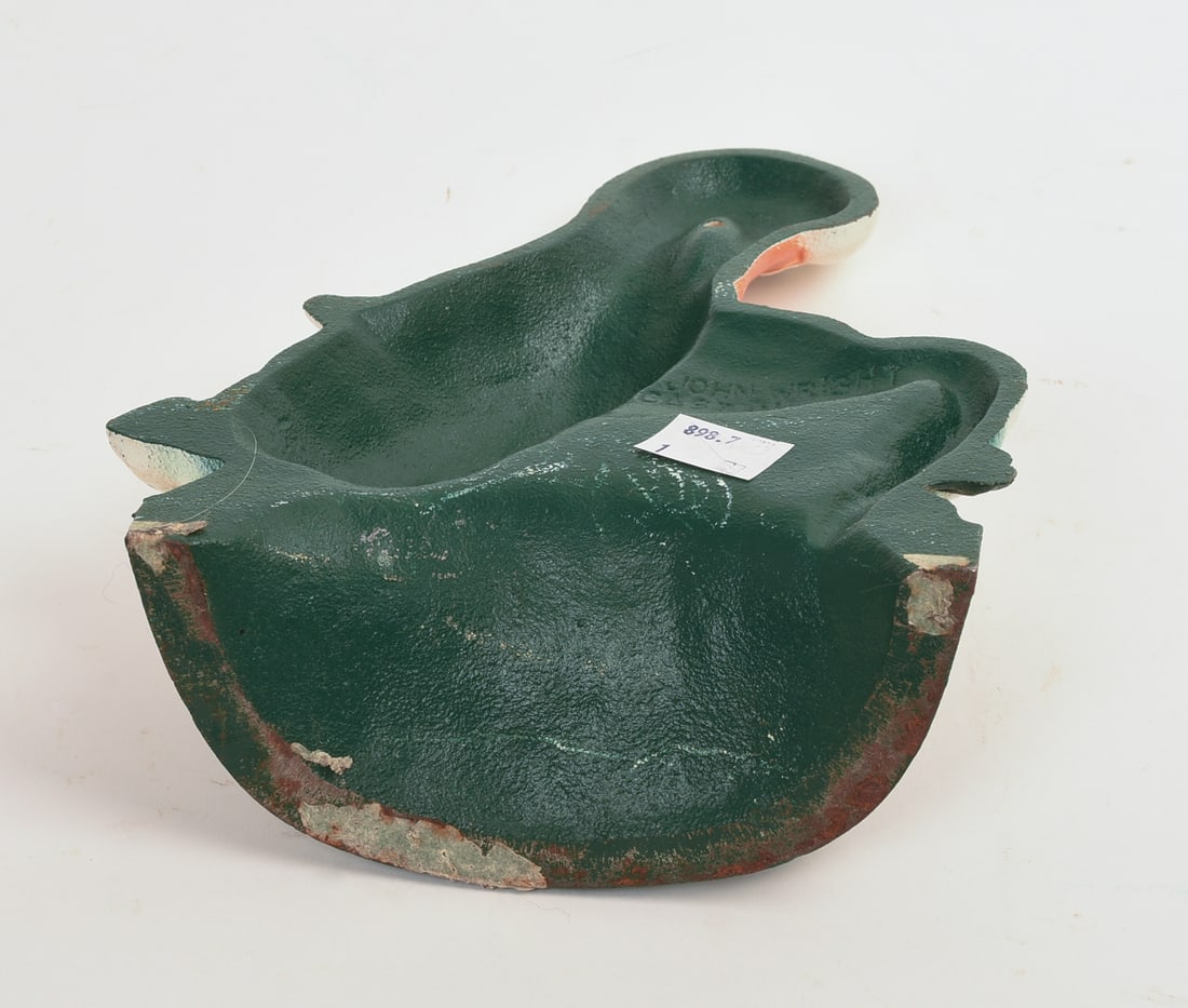 JOHN WRIGHT CAST IRON GOOSE DOORSTOP. - 4