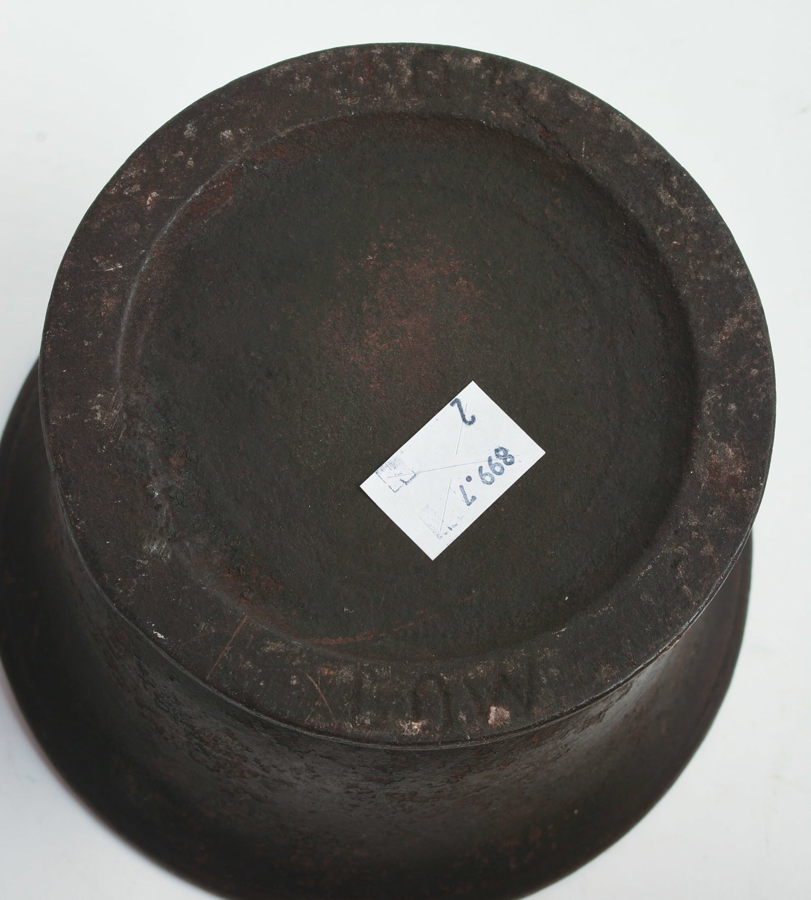 TWO MORTAR AND PESTLES. - 4