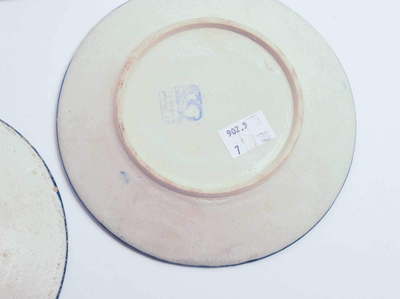SEVEN SMALL DEDHAM POTTERY PLATES. - 5