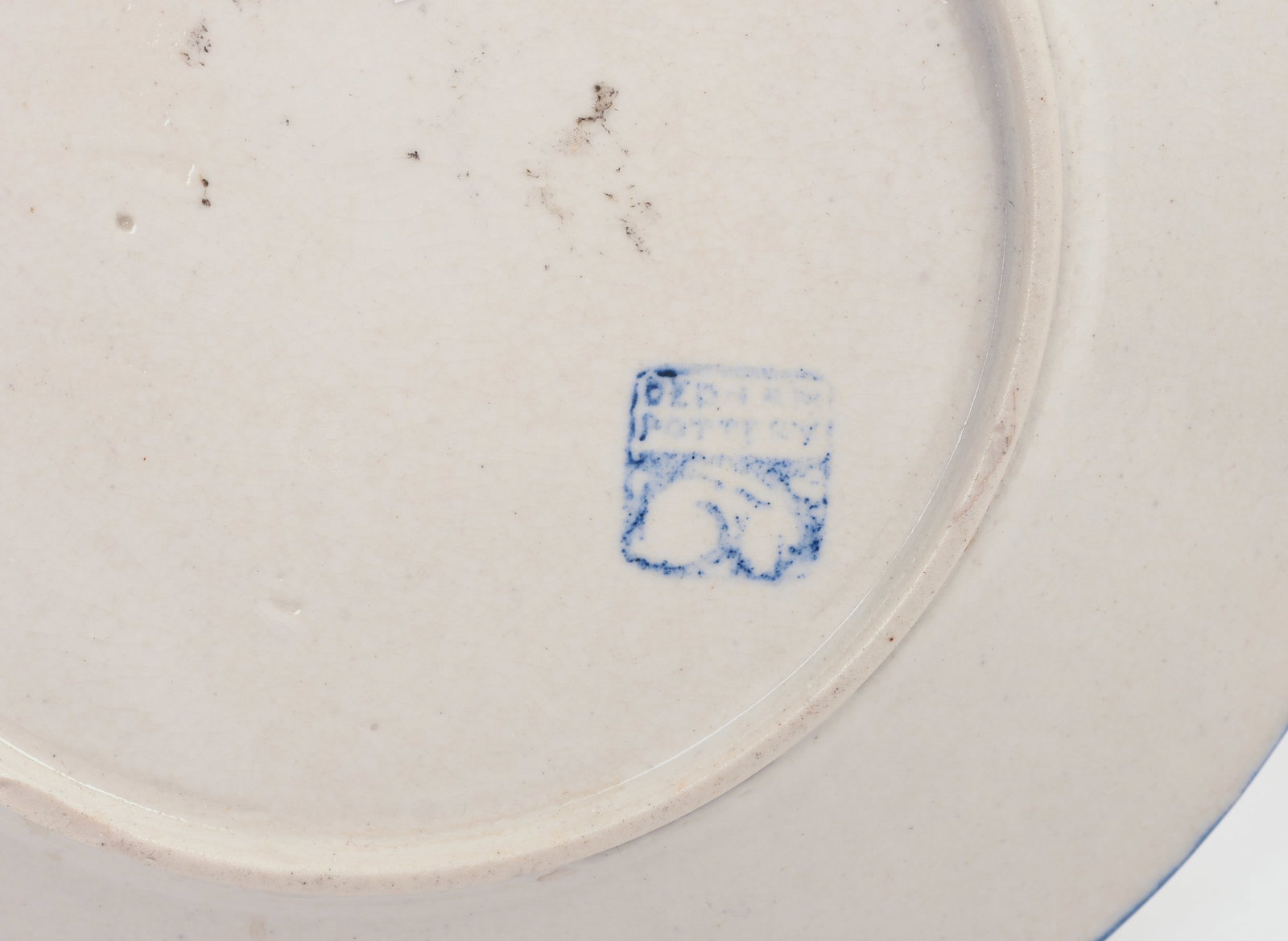 FOUR DEDHAM POTTERY FLORAL PATTERN PLATES. - 3