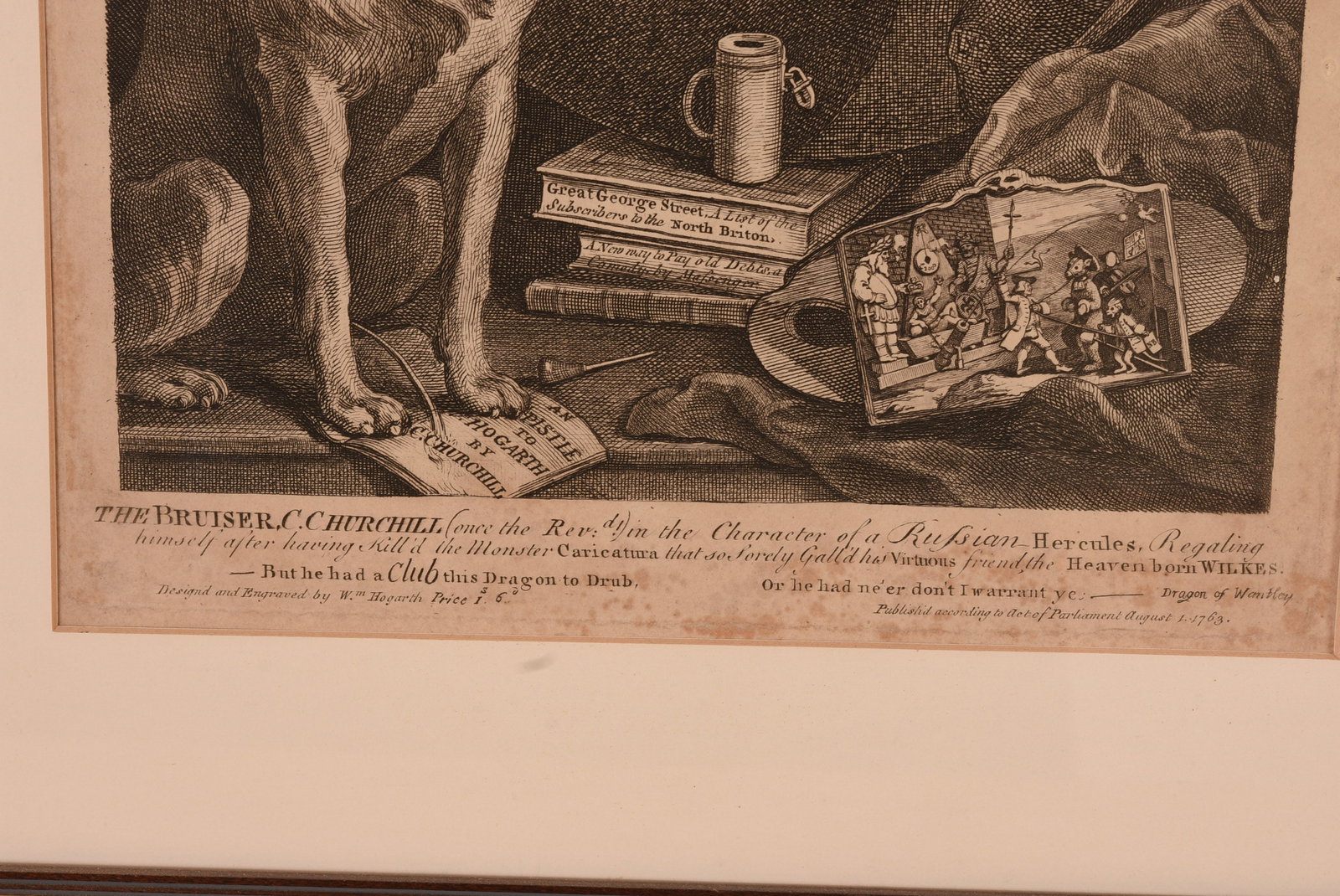 The Bruiser, After William Hogarth. - 2