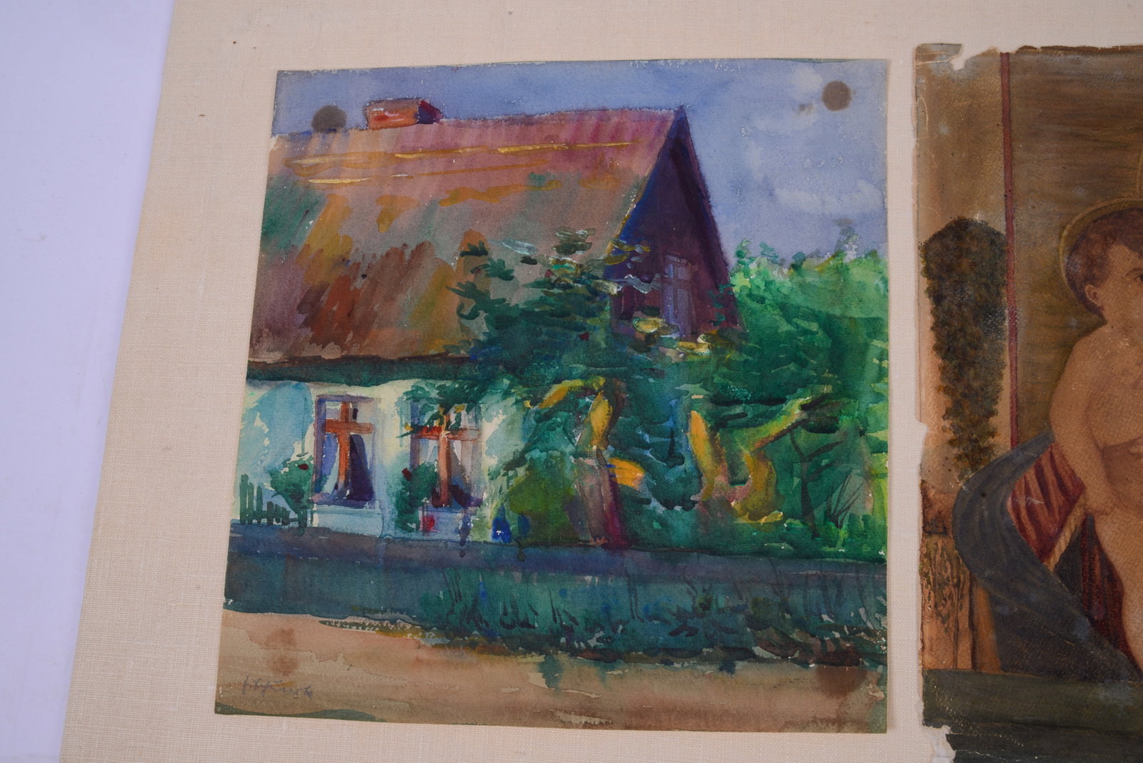 Three Original Artworks. - 2