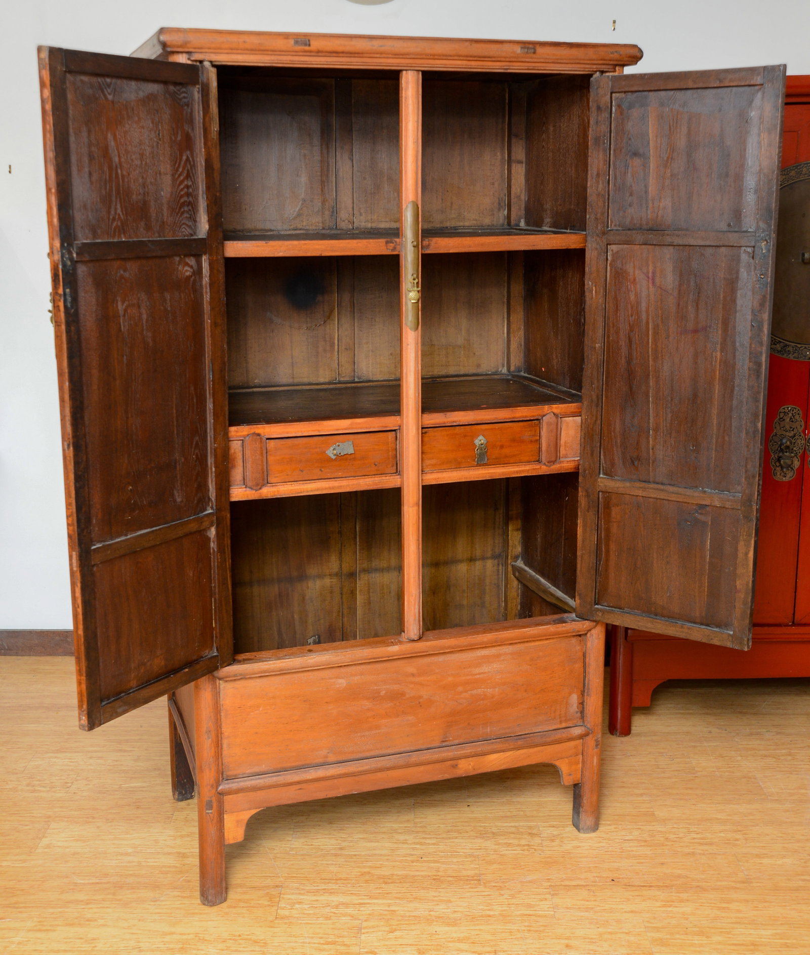 Chinese Two Door Cabinet. - 2