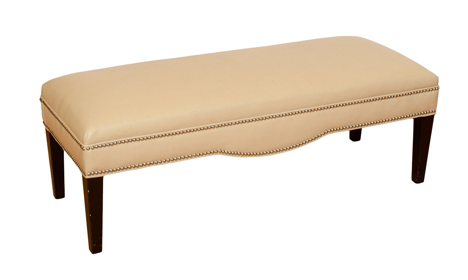 Lily & Jack Faux Leather Bench.: Length 47 inches.