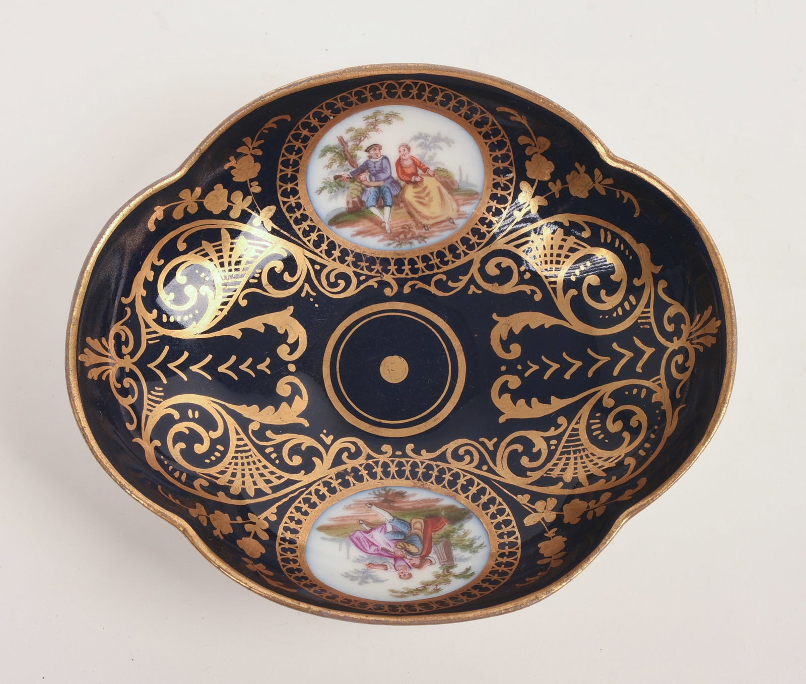 Dresden Porcelain Candy Dish. - 2