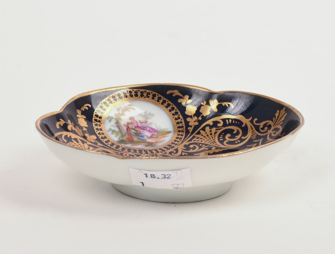 Dresden Porcelain Candy Dish. - 3