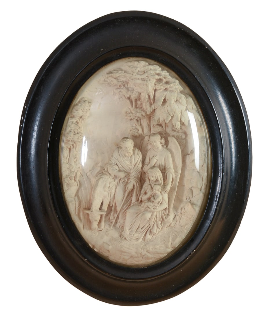French Meerschaum Bas Relief Carving. (1 of 3)