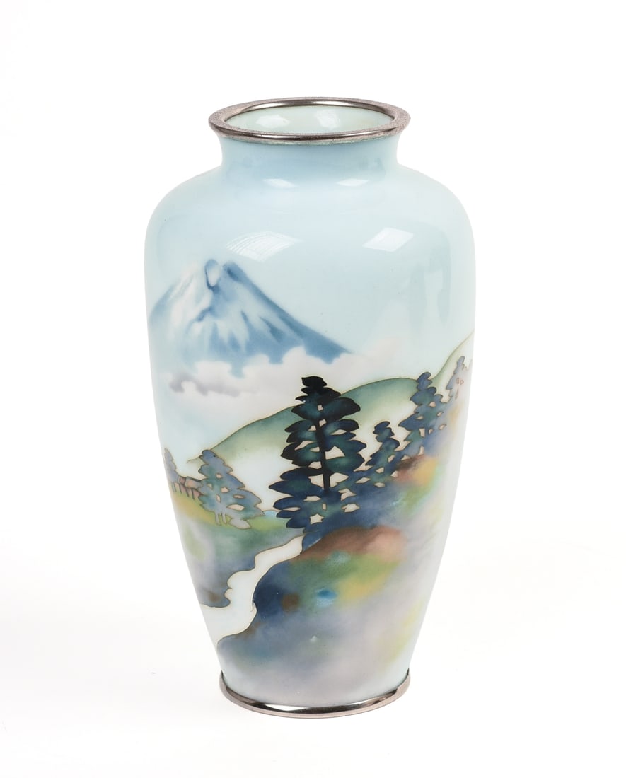 Japanese Cloisonne Vase. (1 of 4)