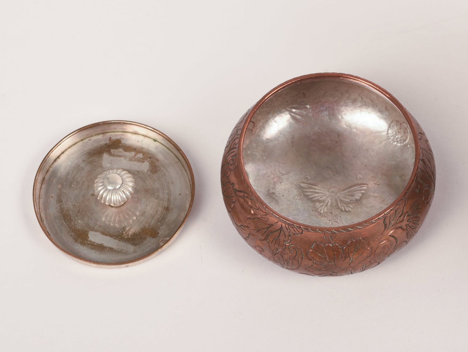 Japanese Copper Tea Caddy. - 3