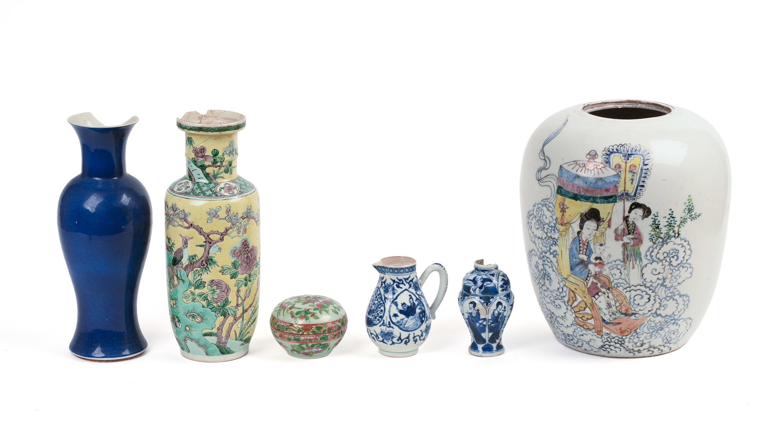 Seven Chinese Porcelain Items (1 of 8)