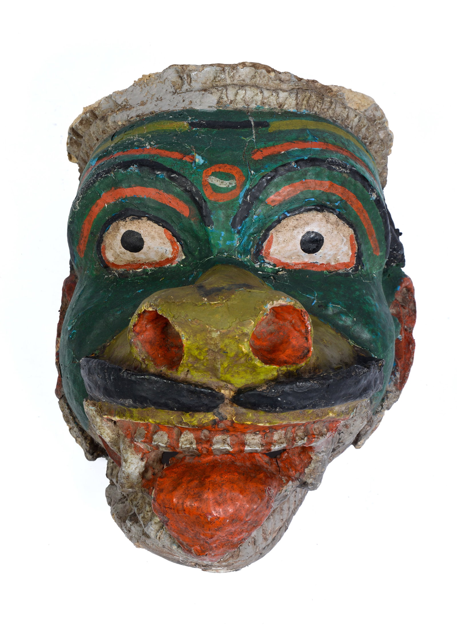 Chinese Paper Mache Mask. (1 of 2)