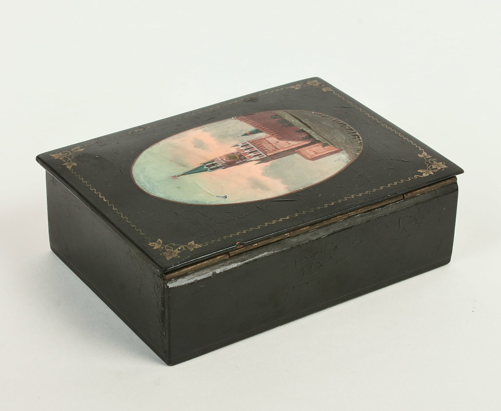 Russian Painted Lacquer Box - 4