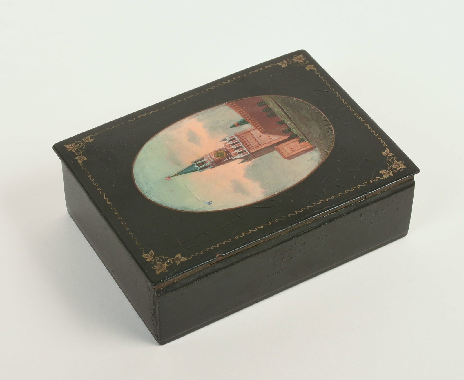 Russian Painted Lacquer Box - 5