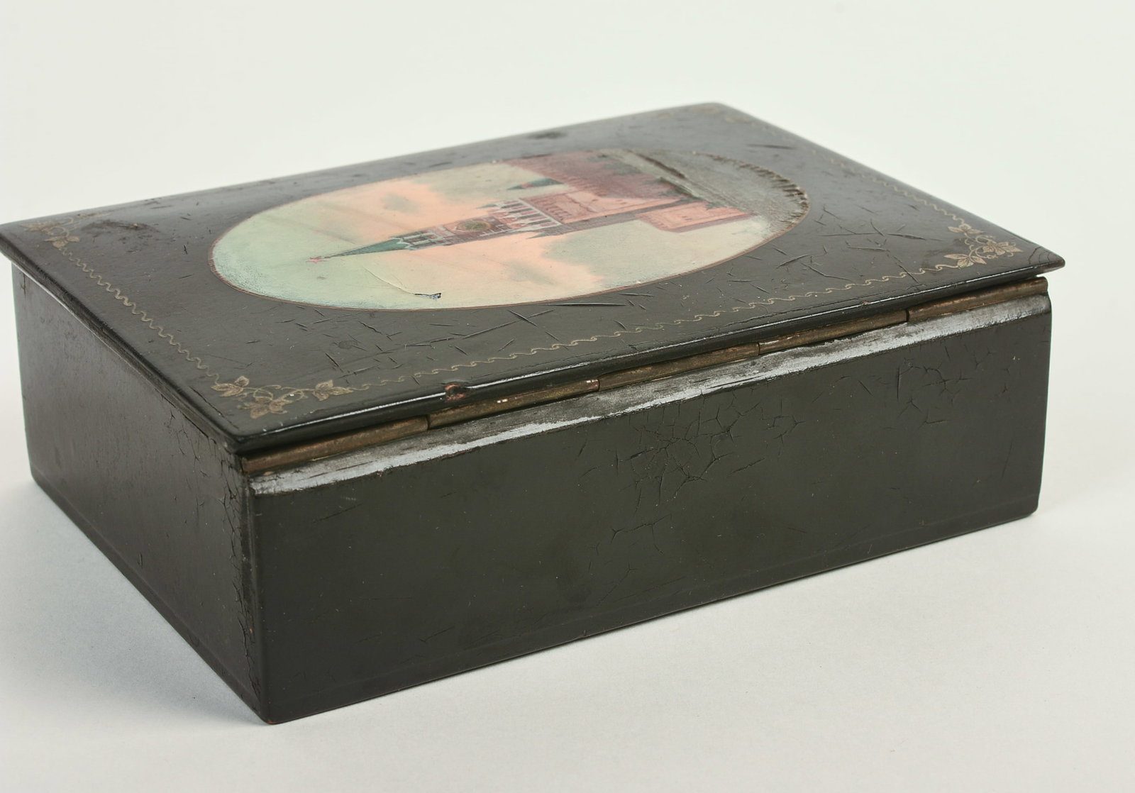 Russian Painted Lacquer Box - 6