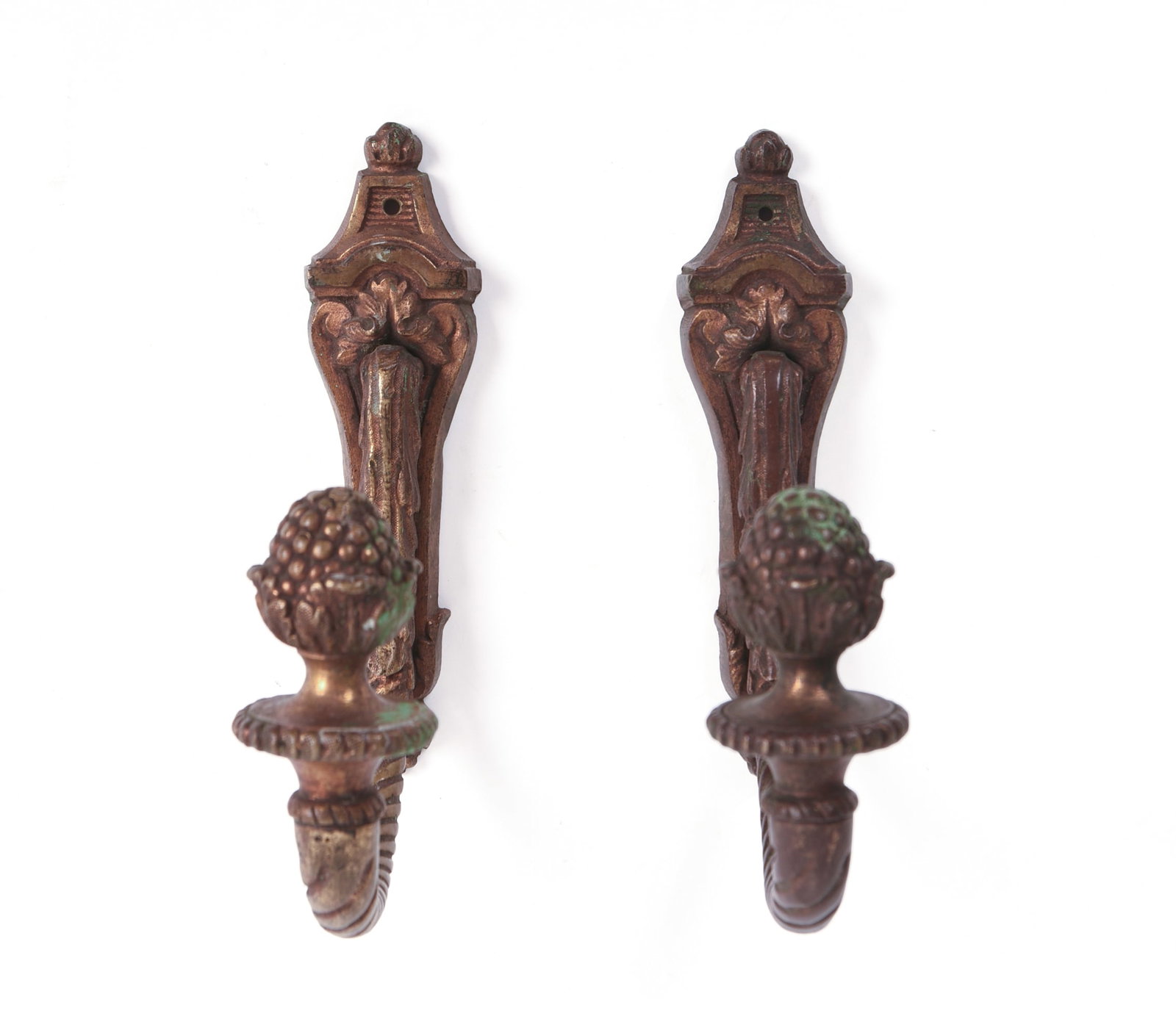 Pair of French Bronze Curtain Hooks (1 of 3)