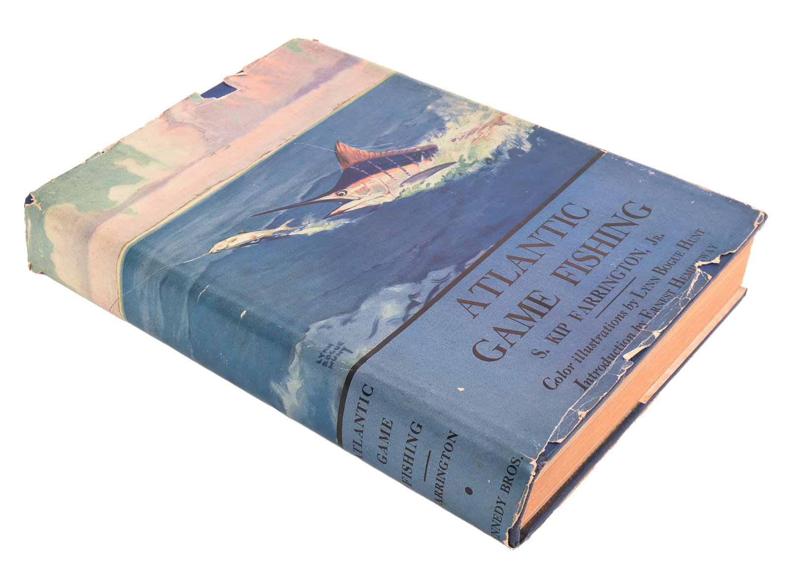 Atlantic Game Fishing by S Kip Farrington: With introduction by Ernest Hemingway. 1937 first edition in rare original dust jacket.